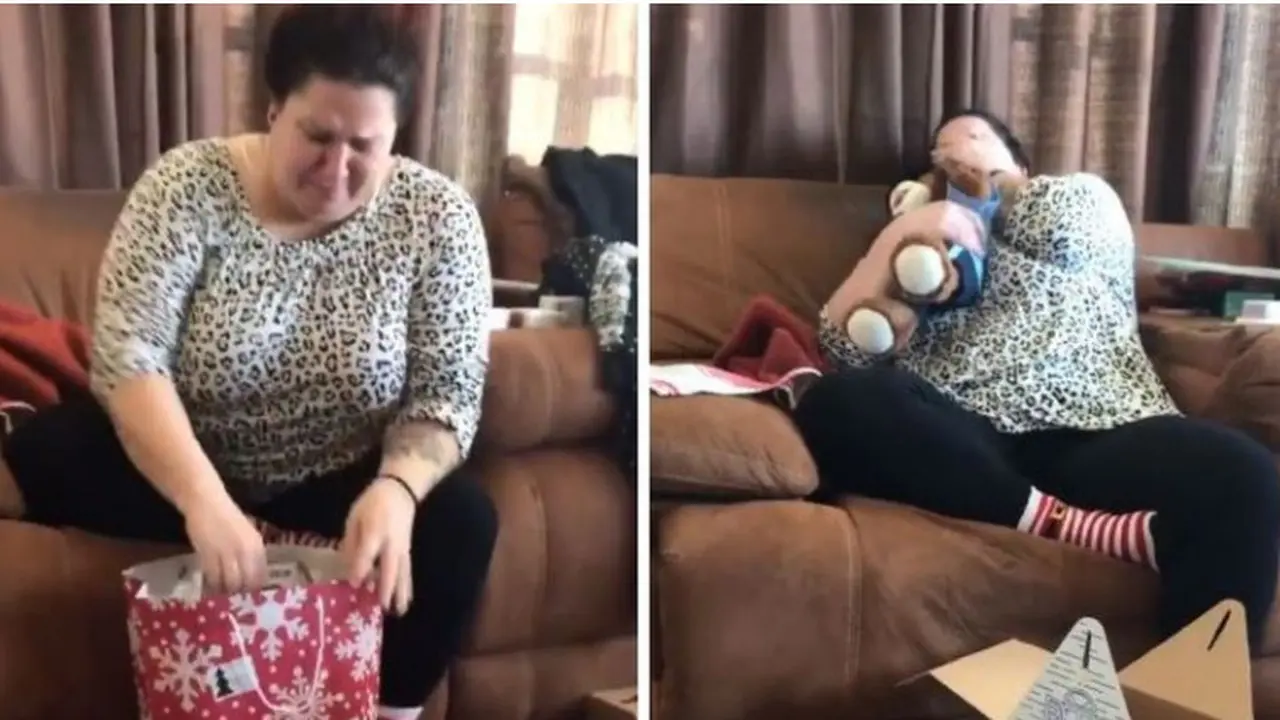 Dengar Suara Puteranya yang Meninggal dari Kado Natal, Wanita Ini Menangis Haru