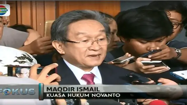 Kuasa Hukum Setnov Soroti Perubahaan Dakwaan Terkait Hilangnya Sejumlah Nama