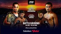 Link Live Streaming One Championship : One Battleground Sam-A vs Pranjanchai di Vidio Malam Ini, Jumat 30 Juli 2021. (Sumber : dok. vidio.com)