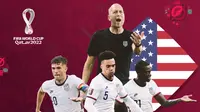 Piala Dunia - Ilustrasi Timnas Amerika Serikat (Bola.com/Adreanus Titus)