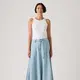Pilihan atasan, sepatu, dan aksesori dapat menentukan apakah denim maxi skirt terlihat santai, polished, atau lebih elegan. (Foto/Dok: Levi’s)