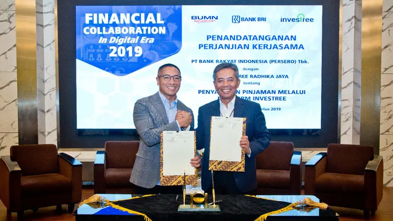 Perkuat Penyaluran Kredit Berplatform Online, Bank BRI Kembali Gandeng Investree