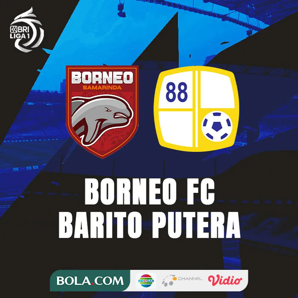 BRI Liga 1 - Borneo FC Vs Barito Putera