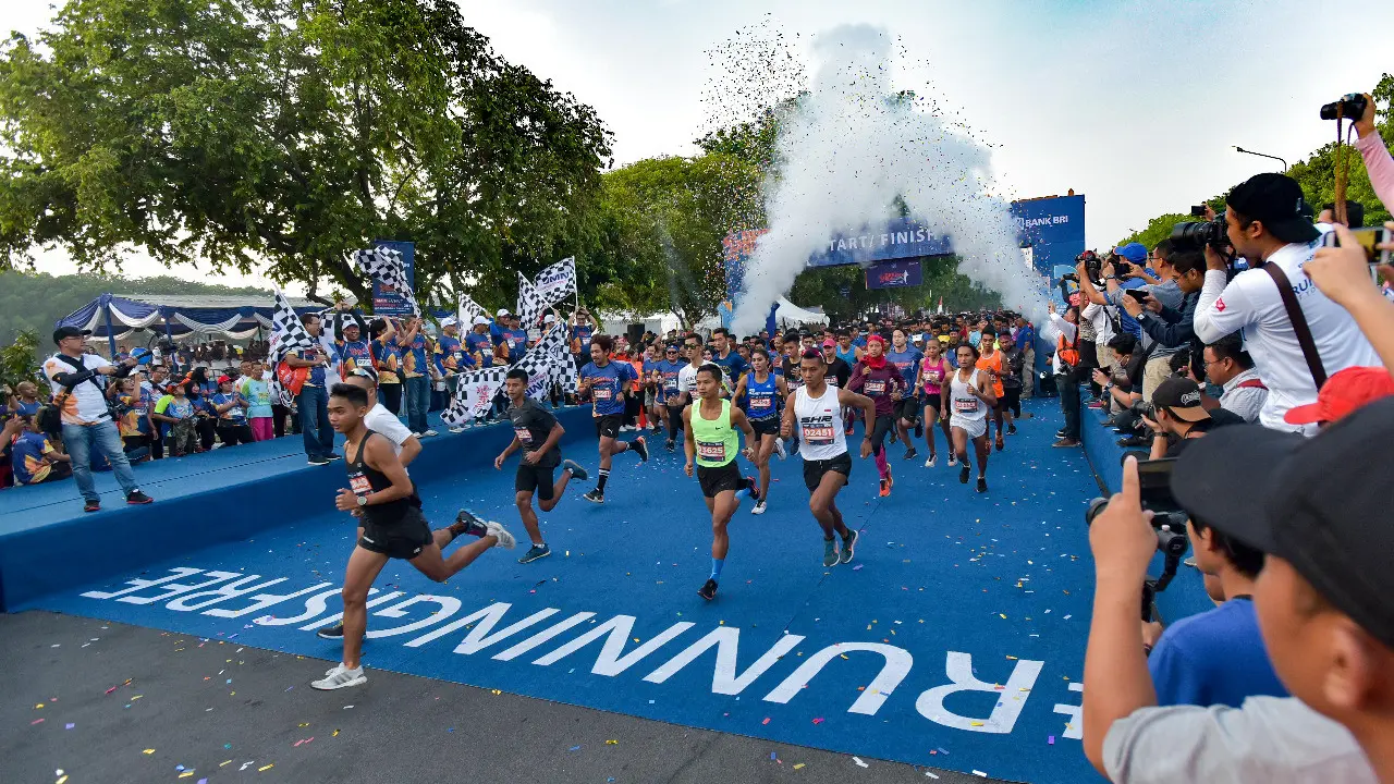 Keren! BRILian Run Surabaya Series Sukses Menyedot 10.000 Runners