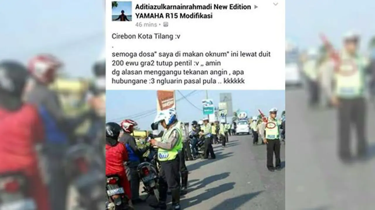 Kritik Kinerja Polisi, Netizen Gunakan Tagar Cirebon Kota Tilang