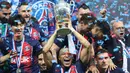 Gelar juara Coupe de France ini kemudian jadi trofi ke-15 bagi PSG. (FRANCK FIFE / AFP)