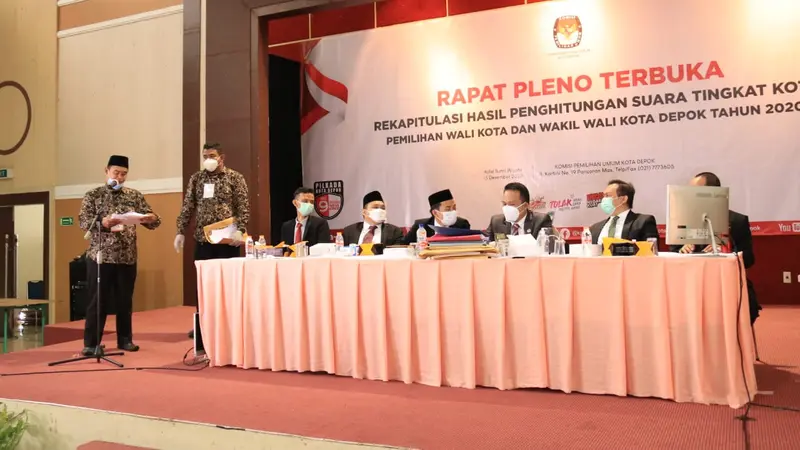 Komisi Pemilihan Umum (KPU) Kota Depok menetapkan Mohammad Idris-Imam Budi Hartono sebagai wali kota dan wakil wali kota Depok terpilih 2020-2026.