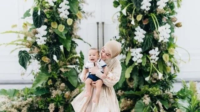 Baby Leslar, anak Lesti kejora dan Rizky Billar (Instagram//@lestykejora/@ayah_kejora)