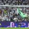 Thibaut Courtois tampil mengagumkan di bawah mistar gawang saat laga leg 2 play off Liga Champions 2025/2026 antara Real Madrid melawan Benfica pada Selasa (25/02/2026). (AFP/Pierre-Philippe Marcou)