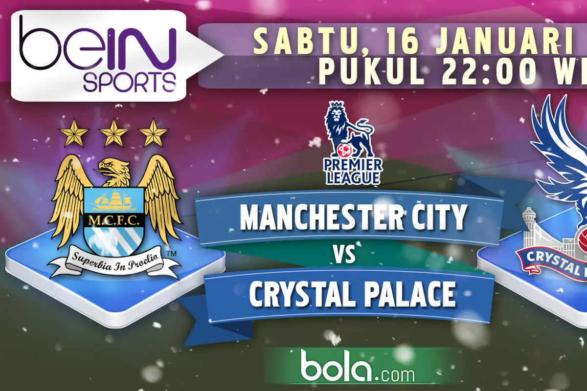 Manchester City vs Crystal Palace (Bola.com/Samsul Hadi)