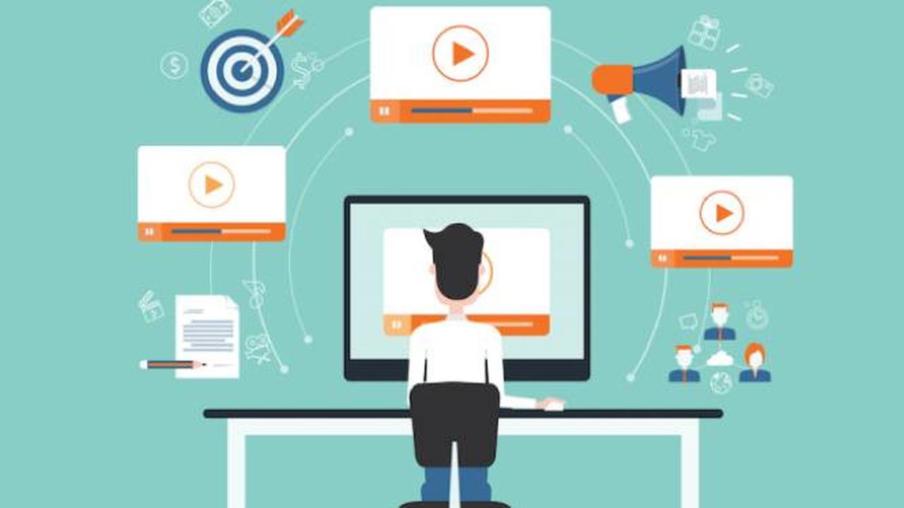 Ilustrasi digital marketing