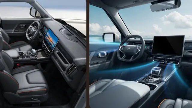 Interior Chery Jetour Shanhai T1 AWD