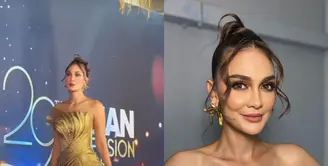Setelah dari Bangkok, Luna Maya kembali tampil glamor saat memandu sebuah acara penghargaan [@lunamaya]