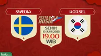 Piala Dunia 2018 Swedia Vs Korsel (Bola.com/Adreanus Titus)