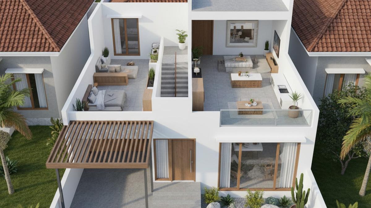 7 Denah Gambar Rumah Minimalis Ukuran 6x12, Solusi Hunian Fungsional di Lahan Terbatas