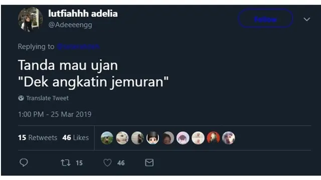 5 Tanda Mau Hujan Versi Netizen Ini Kocak Abis