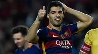 Striker Barcelona asal Uruguay, Luis Suarez. (AFP/Lluis Gene)