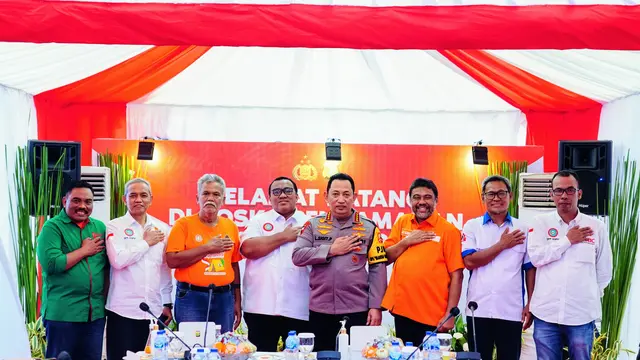 Kapolri Hadiri Peringatan Hari Buruh Internasional atau May Day 2024