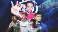 Liga 1 - Ricky fajrin, Novri Setiawan, Rahmad Irianto, Gavin Kwan, Alfreandra Dewangga (Bola.com/Adreanus Titus)