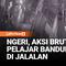 Peristiwa begal disertai penganiayaan terjadi di wilayah Margaasih, Kota Cimahi, Jawa Barat. Seorang pengendara sepeda motor menjadi korban aksi brutal sekelompok pelajar yang menghadang korban di Jalan Margaasih–Nanjung.