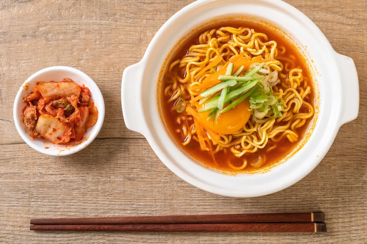 Resep ramen korea sederhana