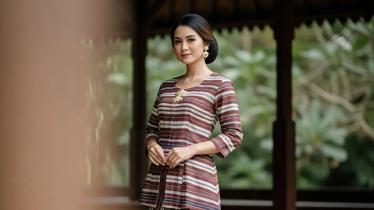 Model Baju Lurik Adat Jawa yang Stylish