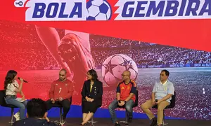 Press conference peluncuran kerja sama Telkomsel dan TVRI untuk penayangan Piala Dunia FIFA 2026, Selasa (26/5/2026) di Jakarta. Laiputan6.com/Iskandar
