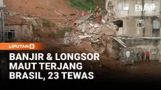 Banjir dan longsor akibat hujan deras melanda Minas Gerais, Brasil, menewaskan sedikitnya 23 orang dan membuat puluhan lainnya hilang. Ratusan warga mengungsi sementara tim penyelamat terus melakukan pencarian di tengah ancaman hujan lanjutan.