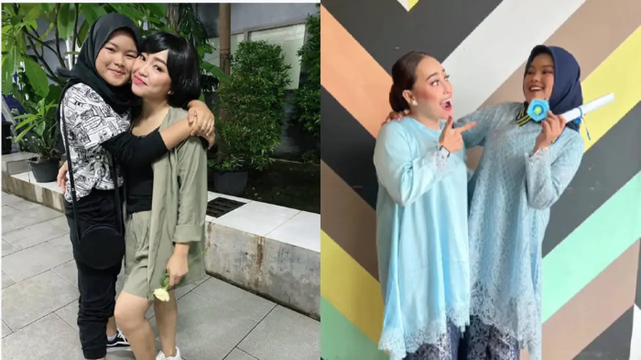 Potret Kenangan Mpok Alpa dan Anak Sulungnya Sherly (Foto: Dok. Mpok Alpa dan Sherly)