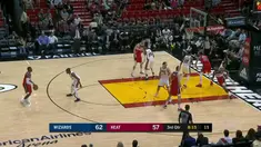 Miami Heat meraih kemenangan di markas Washington Wizards dengan skor 117-115.