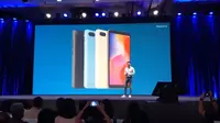 Xiaomi Redmi 6 resmi meluncur di Indonesia. Liputan6.com/ Agustinus Mario Damar