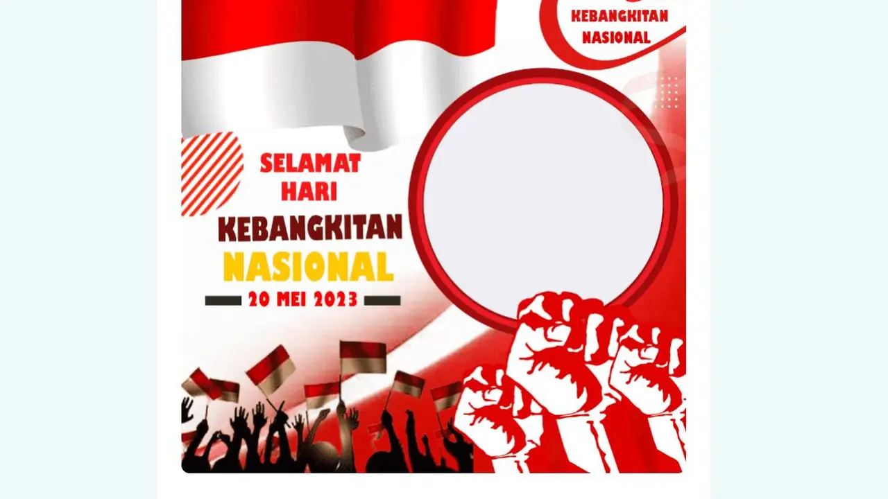 Link Twibbon Hari Kebangkitan Nasional (Harkitnas) 2023 yang bisa kamu buat.