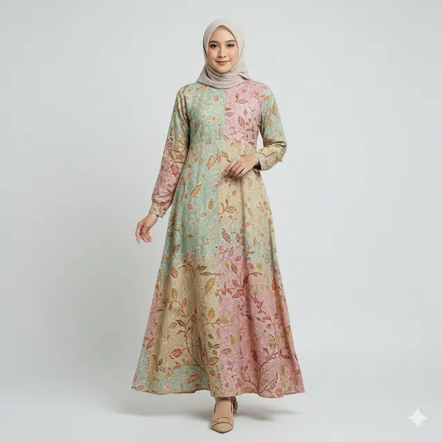 Rekomendasi Baju Batik Syar'i untuk Kondangan Outdoor. Gemini
