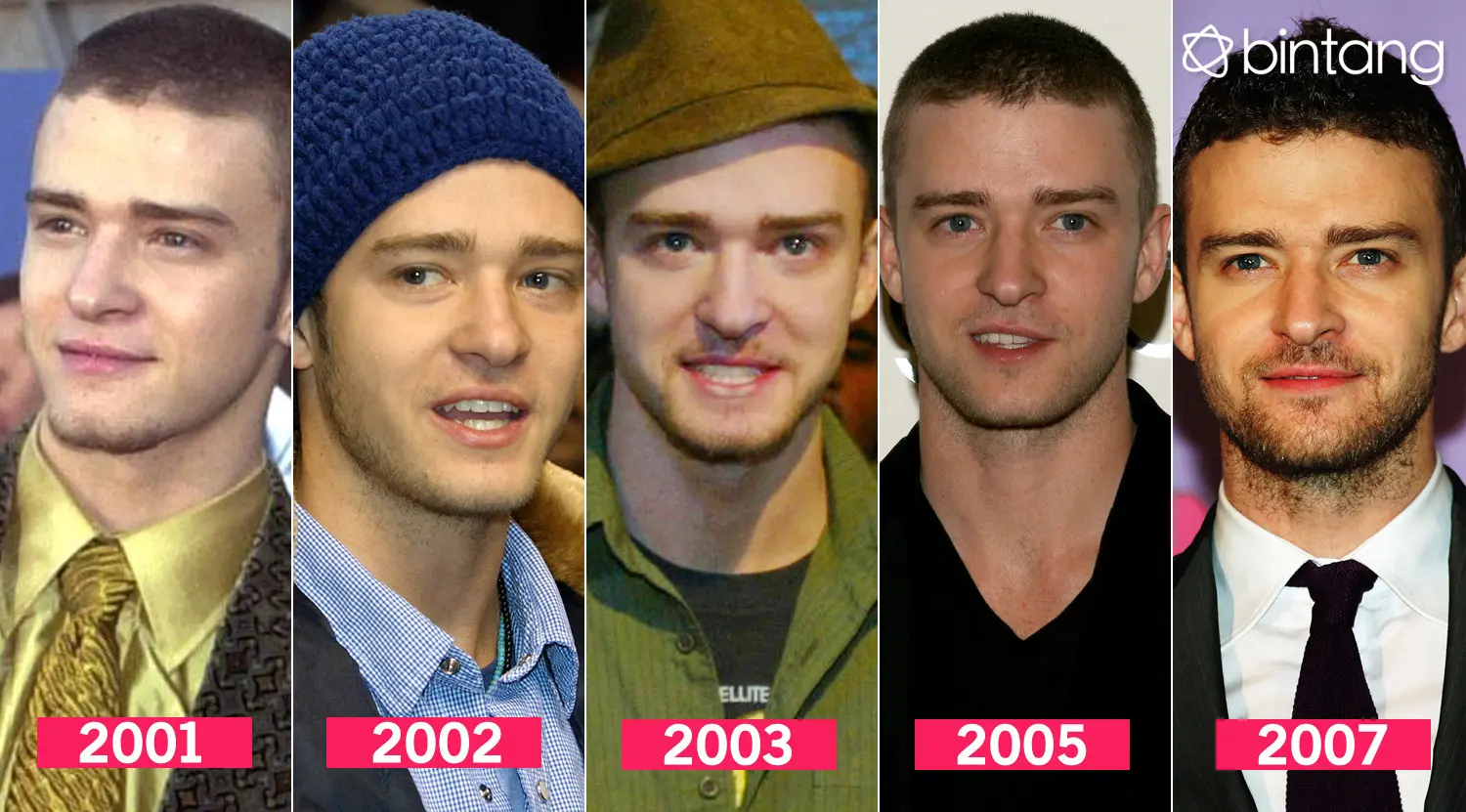 Metamorfosa Justin Timberlake. (Desain: M. Iqbal Nurfajri/Bintang.com)