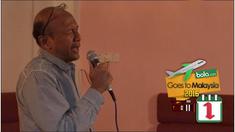 Rahmad Darmawan berkaraoke usai makan bersama anggota T-Team Malaysia di Klub Eksekutif Bandaraya Kuala Terengganu, Malaysia (25/01/2016). 