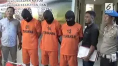 Tiga orang Debt Collector diringkus Tim Paniki Polresta Manado karena melakukan penarikan mobil daihatsu ayla hitam bernomor polisi DB 1705 LA milik Regina Inggrid Kowaas