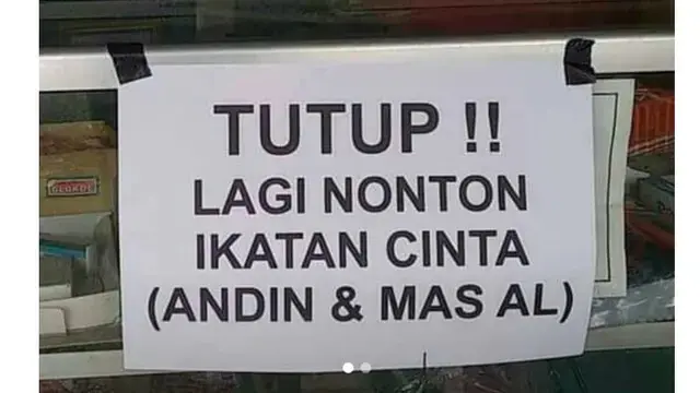 6 Tulisan Toko Tutup karena Alasan Pribadi Ini Bikin Pembeli Tepuk Jidat