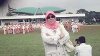 Asma Dewi, ibu rumah tangga ini diduga terkait sindikat penyebar ujaran kebencian, Saracen. Bahkan, disebut-sebut sebagai koordinator Tamasya Al Maidah pada Pilkada DKI 2017 lalu. (Facebook) 