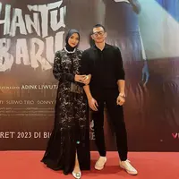 Citra Kirana tampil dengan dress hitam brokat cocok untuk dikenakan saat Lebaran. Credit: Instagram @citraciki
