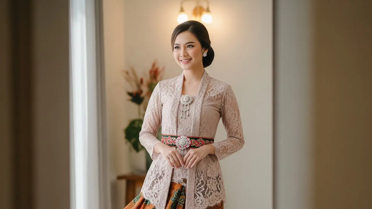 Inspirasi Outfit Natal Bernuansa Nusantara Model Kebaya Kontemporer Etnik