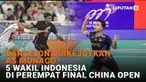 Mulai dari Barcelona dikejutkan AS Monaco hingga 5 wakil Indonesia di perempatan final China Open di News Flash Sport Liputan6.com.
