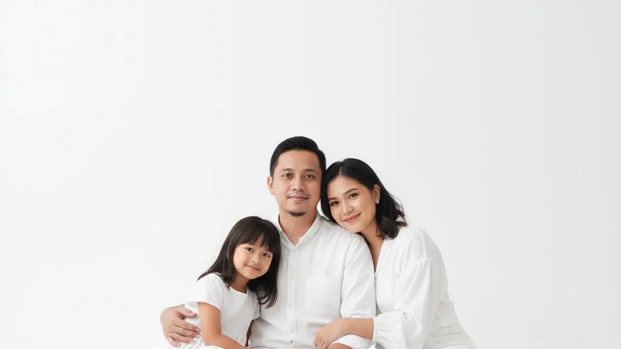 Prompt Gemini AI Edit Foto Keluarga Seperti di Studio.