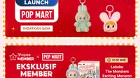 Catat Tanggalnya! Labubu Hadir dengan Harga Spesial di POP MART Official Store Shopee pada Puncak 10.10!
