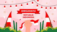 Ilustrasi Kemerdekaan Indonesia, HUT RI. (Image by Freepik)