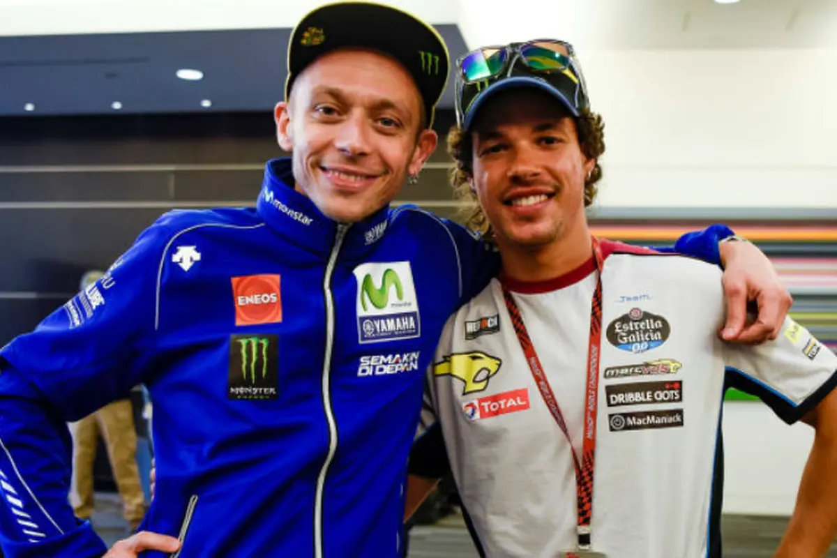 Valentino Rossi dan Franco Morbidelli