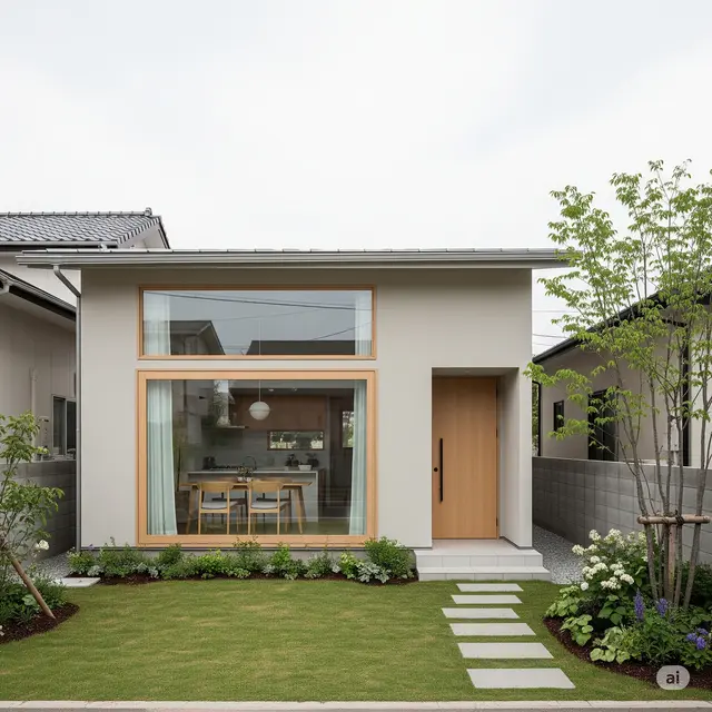 Desain Bentuk Rumah Sederhana Ukuran 4x6 yang Fungsional.