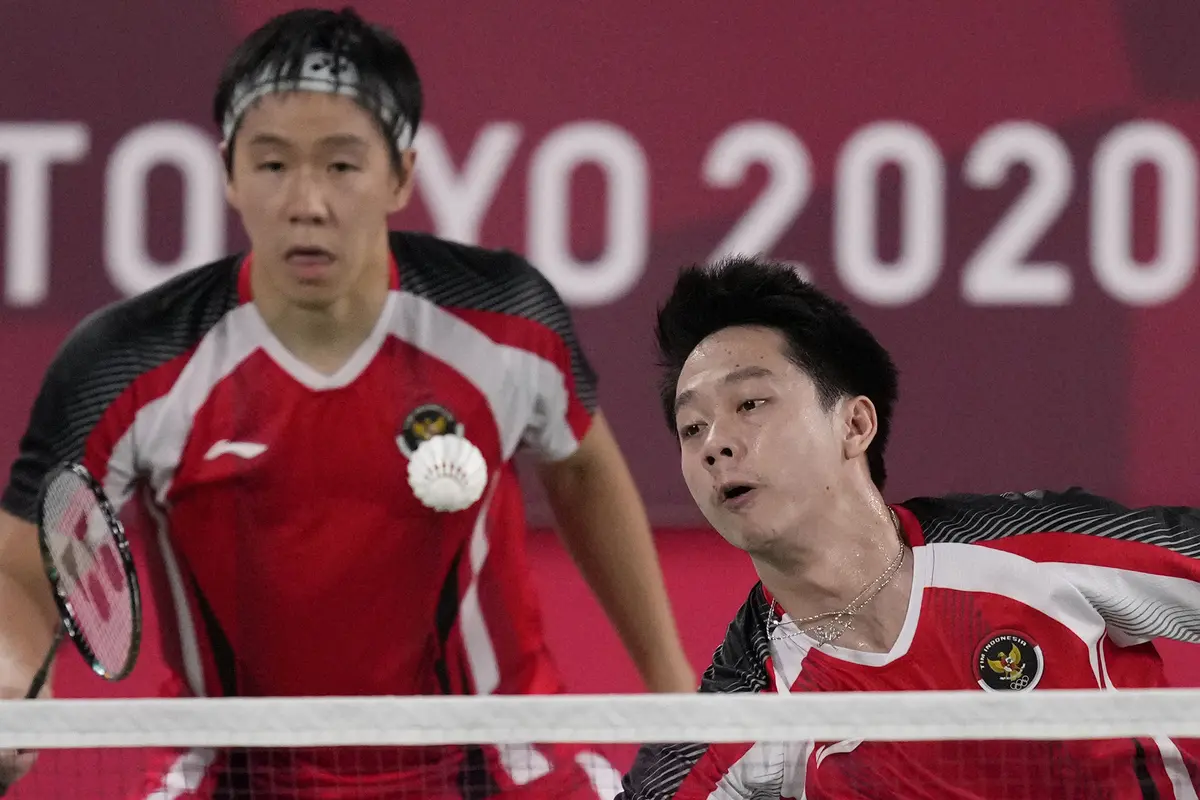FOTO: Kevin / Marcus Kalah dari Wakil Taiwan di Olimpiade Tokyo 2020