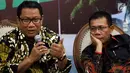 Diskusi mengangkat tema "Regulasi, Pengawasan dan Penanganan Bencana Lombok" Duka Indonesia ?".(Liputan6.com/JohanTallo)