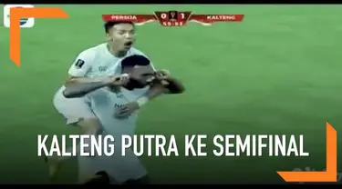 Bermain 10 Orang, Kalteng Putra Singkirkan Persija Jakarta Lewat Adu Penalti. Kalteng Putra lolos ke semifinal Piala Presiden 2019 setelah mengalahkan juara bertahan Persija Jakarta 4-3 lewat babak adu penalti.