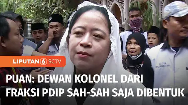 Ketua DPR RI Puan Maharani menegaskan pembentukan Dewan Kolonel yang berisi anggota Fraksi PDI Perjuangan yang mendukungnya untuk maju sebagai Capres 2024 sebagai inisiatif yang sah-sah saja.